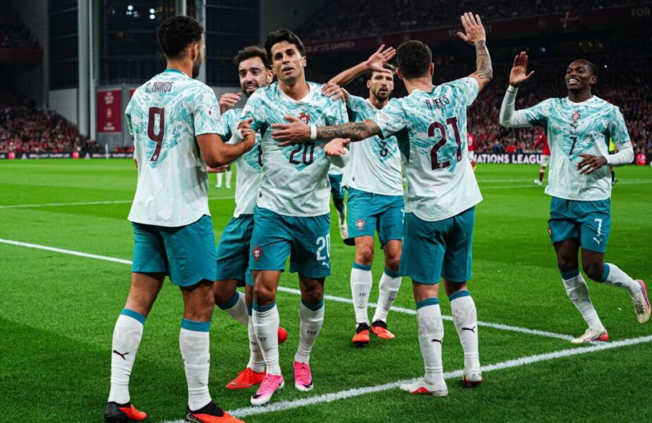 Danemarca – Portugalia 2-4. O nouă victorie fără Cristiano Ronaldo. Grecia, la un pas de o nouă mare surpriză în Nations League