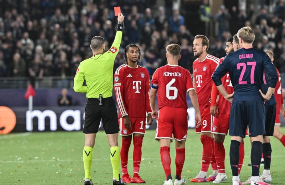 Michael Olise nu s-a abținut și a fost eliminat în Viking – Bayern 3-3! Vincent Kompany nu l-a iertat: „Nu e o scuză”