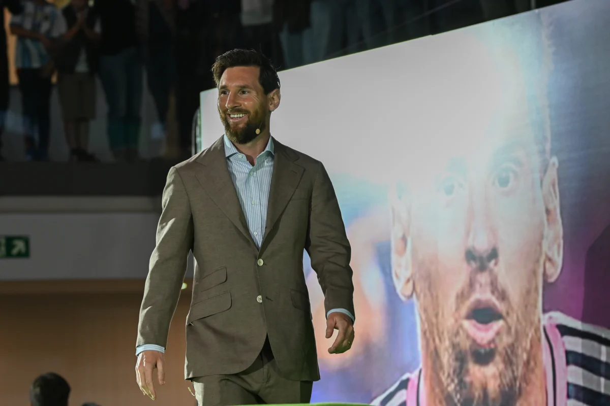 Lionel Messi, la evenimentul din Oviedo / Profimedia
