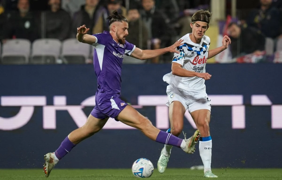 Radu Drăguşin, în Fiorentina - Atalanta