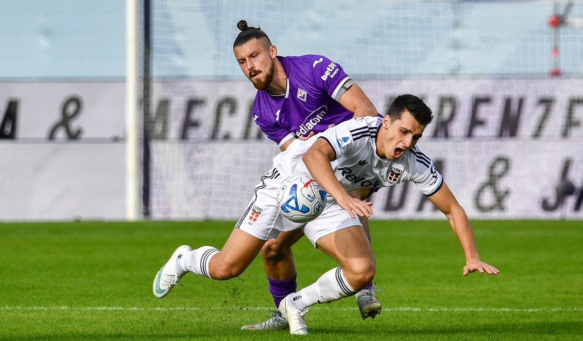 Radu Drăguşin, în Fiorentina - Como 1-3
