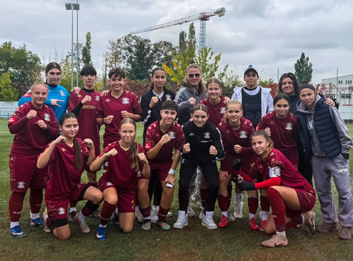 Rapid U19 este pe primul loc în liga feminină